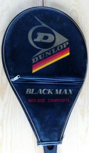 Una raqueta de tenis Black mx Dunlop con es - Imagen 2