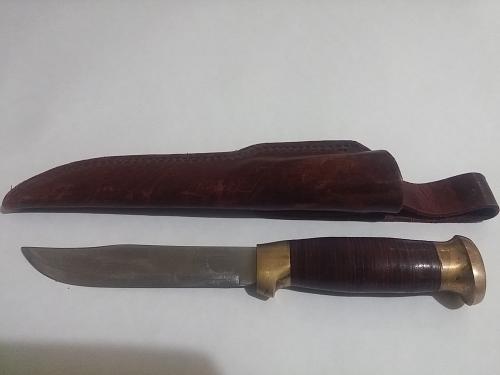      Cuchillo de cacería antiguo y raro de c - Imagen 3