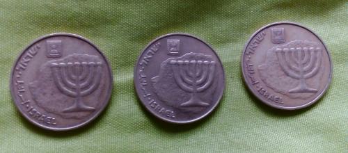 Estoy vendiendo 10 monedas Tierra Israel 10 a - Imagen 3