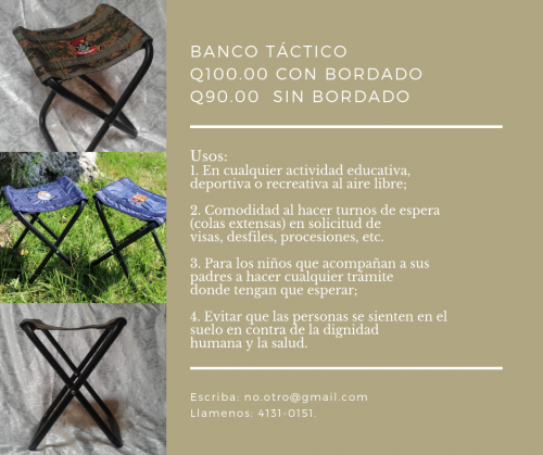 BANCO TÁCTICO Características:  1 Hierro I - Imagen 3
