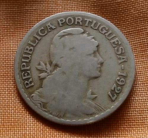Moneda Antigua Repblica Portuguesa 1927 ven - Imagen 1