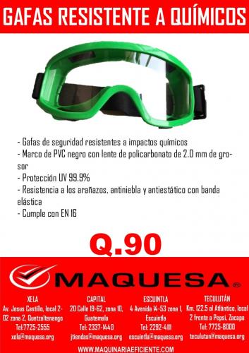 gafas resistentes a quimicos  - Imagen 1