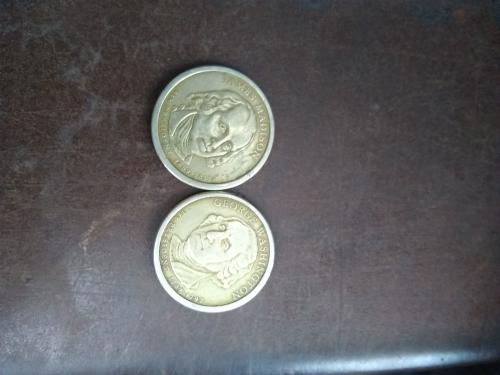 Vendo dos monedas de un dólar del año1789  - Imagen 1