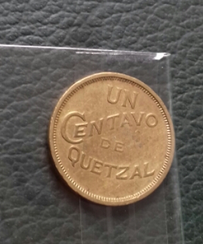 Moneda Un Centavo de Quetzal Fecha 1948 (72  - Imagen 1