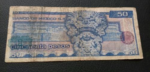 Billete 50 PESOS MEXICO El Banco DE México  - Imagen 2