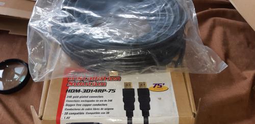 Cable HDMI 75 Pies  Cable VGA 30mts Q300 Fuen - Imagen 1