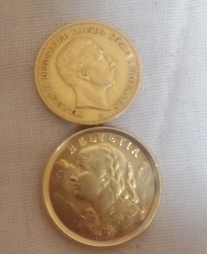 Vendo monedas antiguas 1 de suiza 20 francos  - Imagen 1
