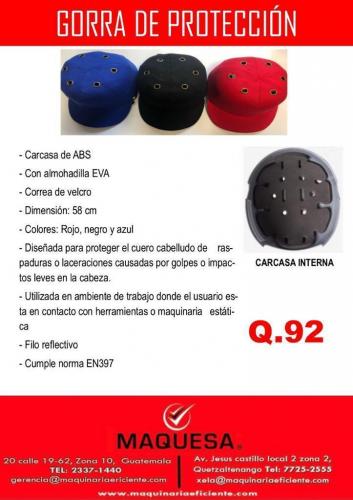 gorras de protecccion carcasa de abs con almo - Imagen 1