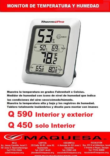 monitor de temperatura y humedad * muestra la - Imagen 1