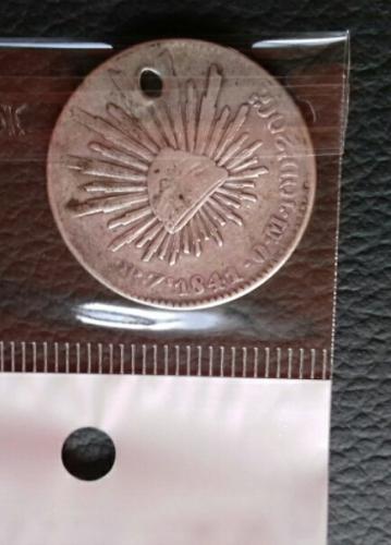 Moneda PLATA SILVER fecha 1841 Repblica Mex - Imagen 1