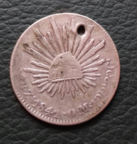 Moneda PLATA SILVER fecha 1841 Repblica Mex - Imagen 3