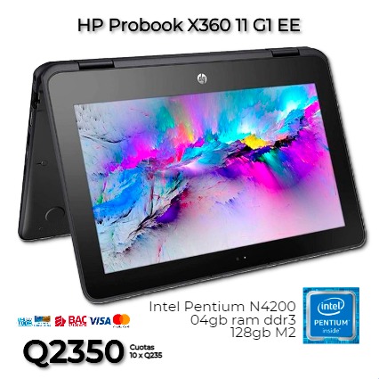Laptops Hp Probook x360 G1 Q 235000 o 10 c - Imagen 1