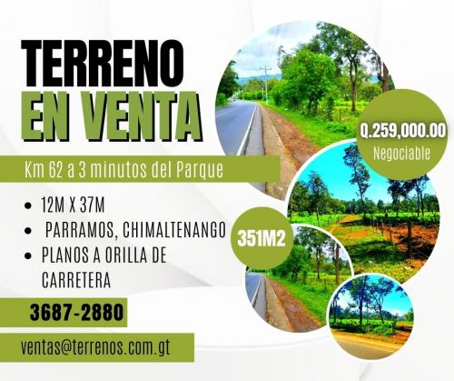 Terreno en Parramos a tan solo Q25900000 K - Imagen 1