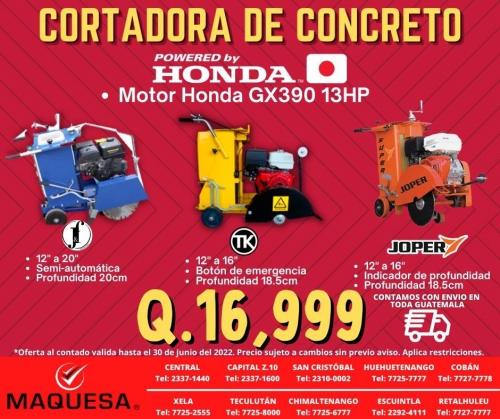 CORTADORAS DE CONCRETO Y ASFALTO CON MOTOR HO - Imagen 1