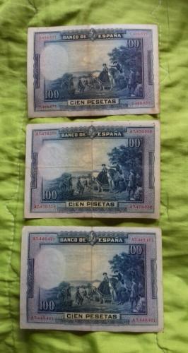 Billetes ESPAÑOLES ANTIGUOS 1928 BANCO DE ES - Imagen 2