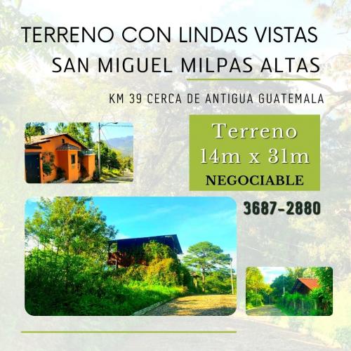 Lindo terreno en venta en San Miguel Milpas A - Imagen 1