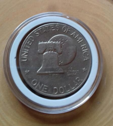 Moneda ONE DOLLAR LIBERTY Fecha 17761976 Dob - Imagen 2