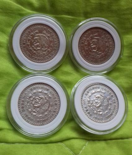 Monedas ANTIGUAS ESTADOS UNIDOS MEXICANOS ENC - Imagen 1