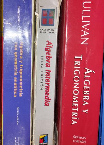 Vendo libros de lgebra y trigonometría des - Imagen 1