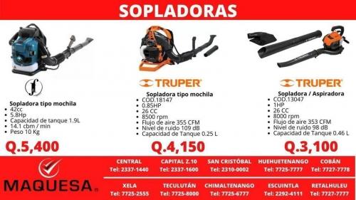 SOPLADORAS JF Y TRUPER DE LA MÁS ALTA CALIDA - Imagen 1