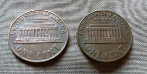 Monedas LIBERTY Fecha 1969 letra S ONE CENT L - Imagen 2