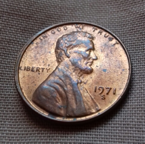 1971 S LIBERTY ONE CENT LINCOLN UNITED STATE - Imagen 1