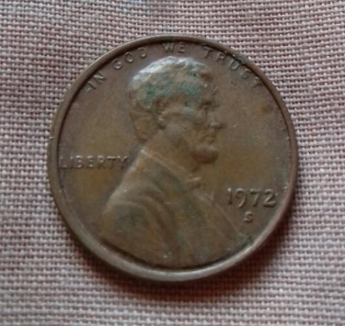 1972 letra S LIBERTY ONE CENT LINCOLN UNITED - Imagen 2
