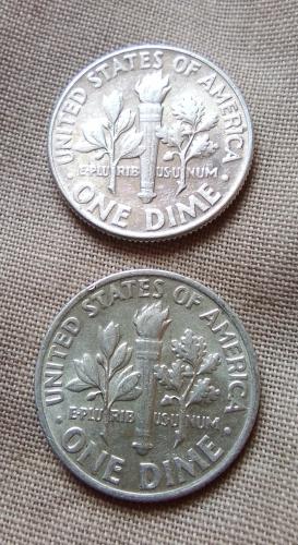 Monedas fecha 1964 LIBERTY ONE DIME UNITED ST - Imagen 3