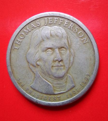 Moneda TERCER PRESIDENTE USA THOMAS JEFFERSO - Imagen 1