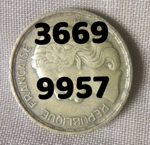 Moneda 10 FRANCS fecha 1951 letra B LIBERTE E - Imagen 3