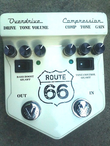 Pedal Visual Sound Route 66 Overdrive/Compre - Imagen 2