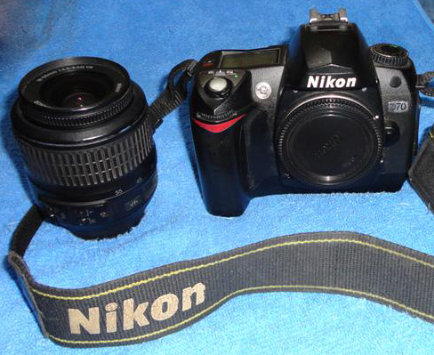 Vendo cmara profesional Nikon D70 4 años d - Imagen 1