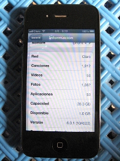 VENDIDO Iphone 4 de 32gb para Claro Gracias  - Imagen 3
