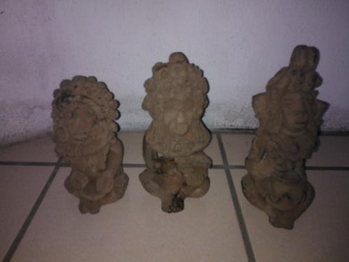 vendo 3 esculturas maya de escuintla atras ti - Imagen 1