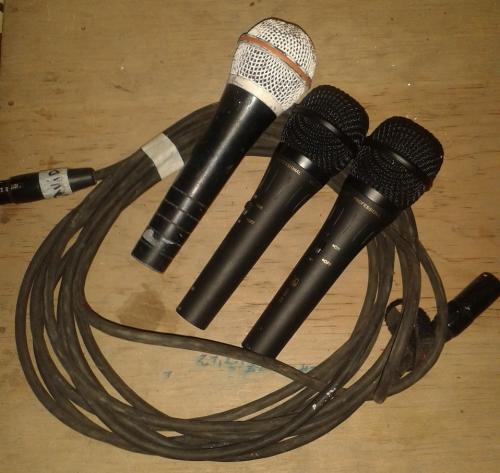 VENDO 1 cabezal 2 bocinas tres microfonos ( - Imagen 3