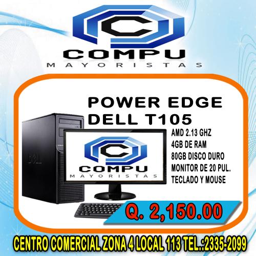 POTENTES COMPUTADORAS DELL POWER EDGE T105 TI - Imagen 1